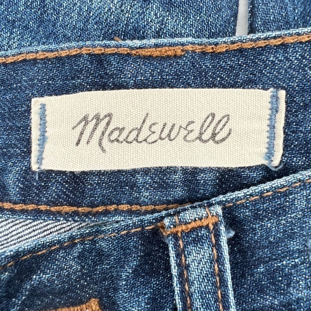Madewell The Perfect Summer Distressed Rough Hem Denim Jeans Size 25 Women’s - Picture 2 of 5